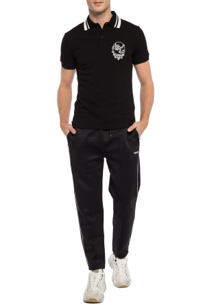 Logo-embroidered polo shirt, zdjęcie 2 Logo-embroidered polo shirt od Versace Jeans